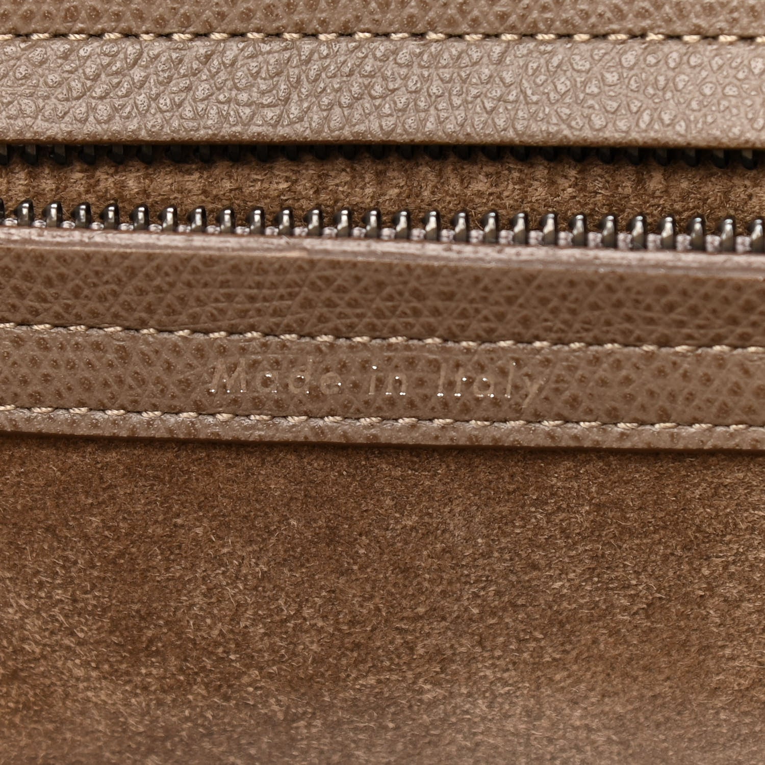 Celine Baby Grained Calfskin Medium Phantom Luggage Taupe 6 of 10