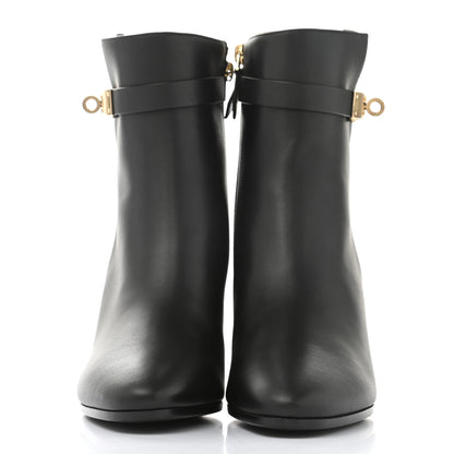 Hermes Calfskin Saint Germain Ankle Boots 38 Black 2 of 9