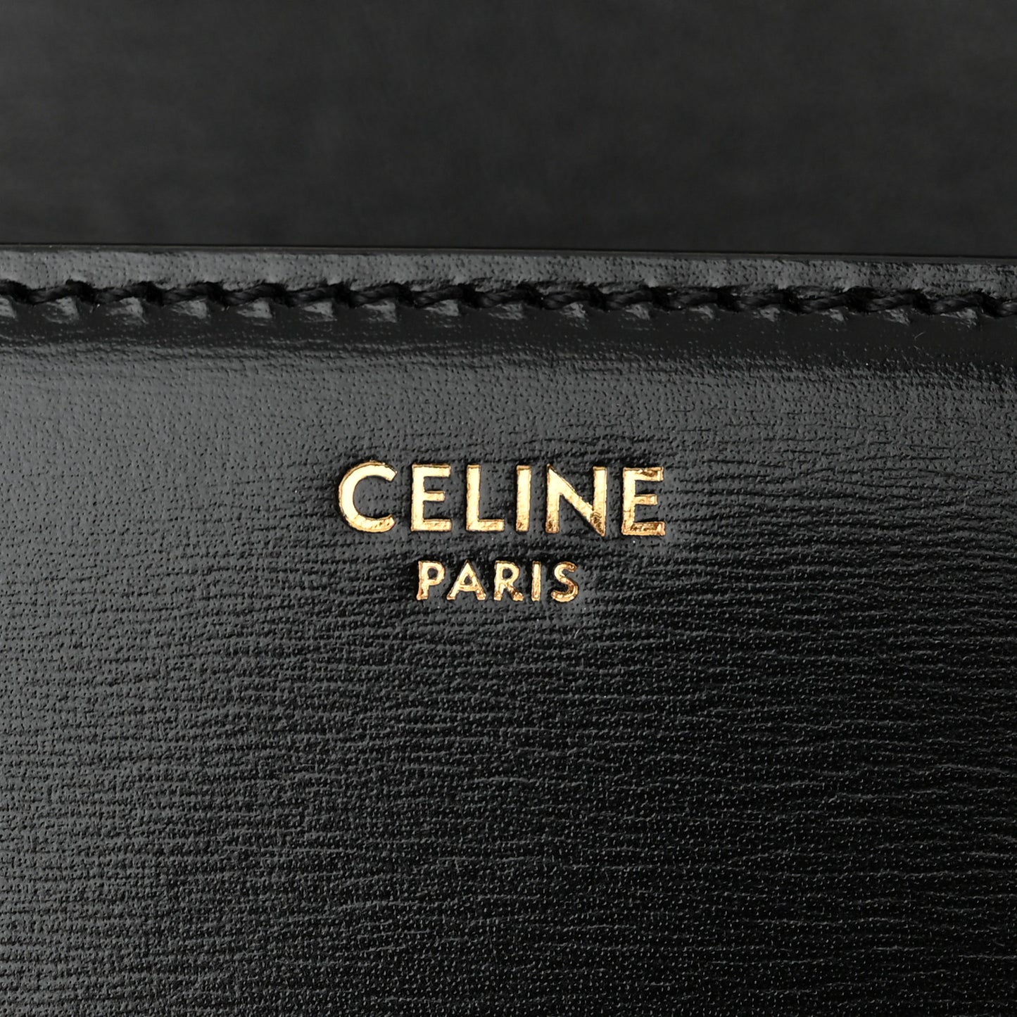 Shiny Calfskin Teen Triomphe Black