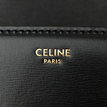Celine Shiny Calfskin Teen Triomphe Black 6 of 10