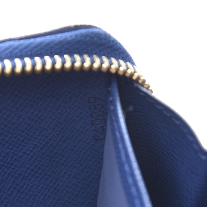 Louis Vuitton Supple Calfskin Paname Flight Zippy Wallet Blue 7 of 15