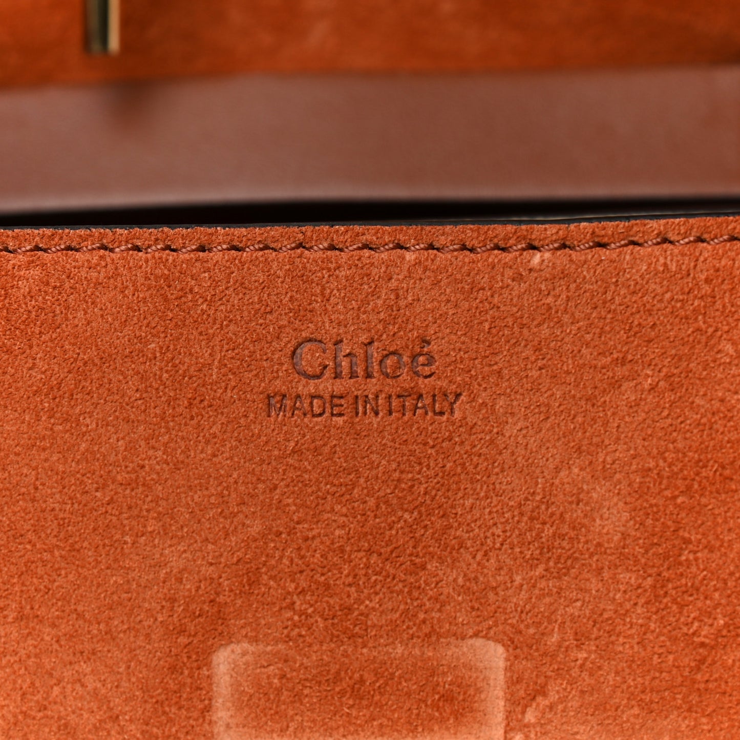 Suede Smooth Calfskin Drew Shoulder Bag Classic Tobacco