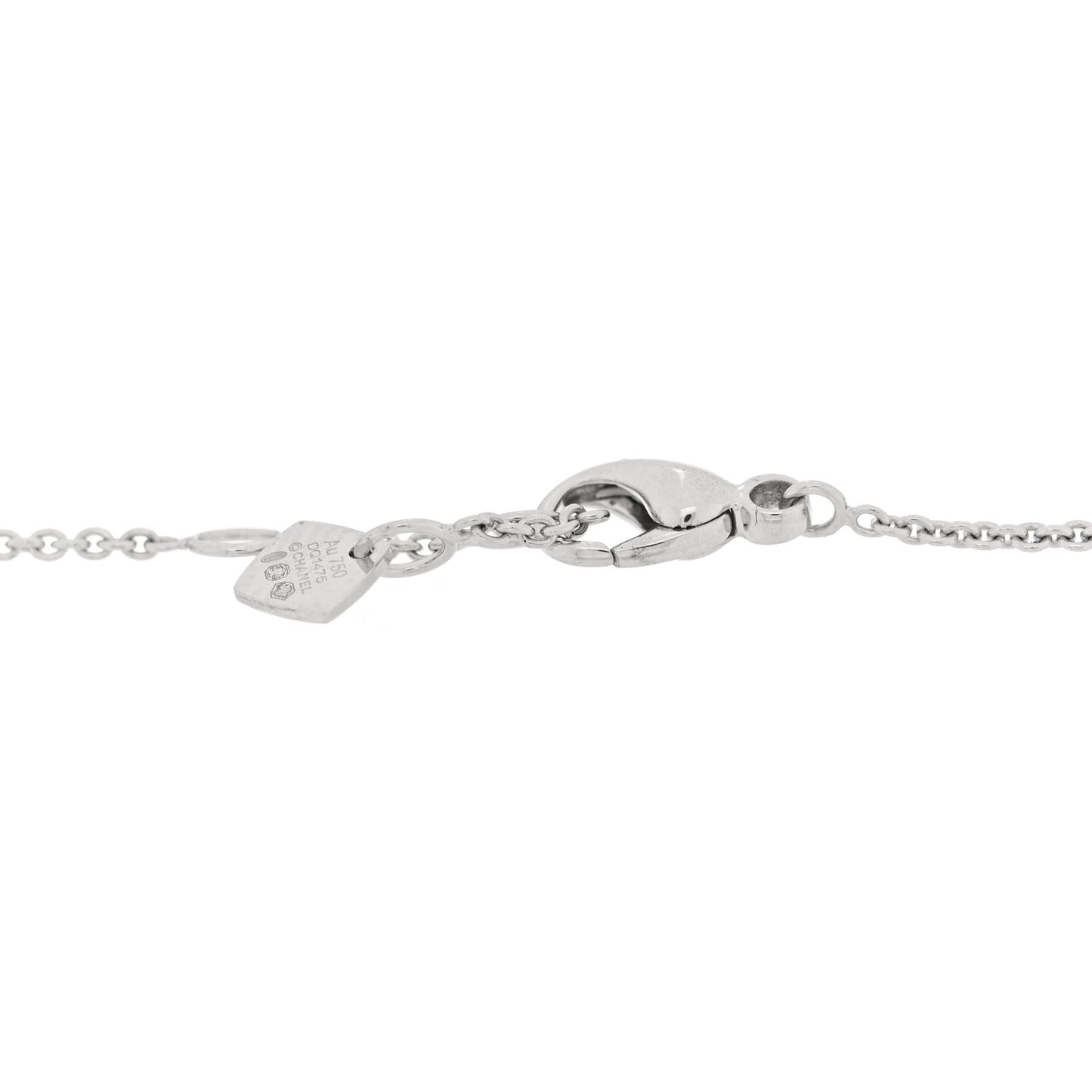 18K White Gold Coco Crush Station Bracelet