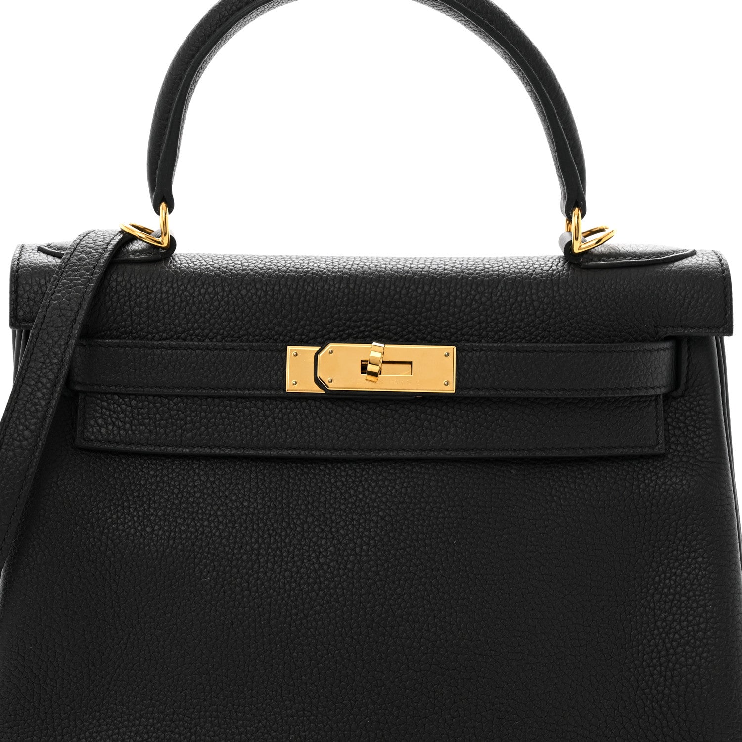 Hermes Togo Kelly Retourne 28 Black 8 of 15