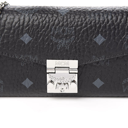 MCM Visetos Large Patricia Wallet On Chain Black 10 of 11