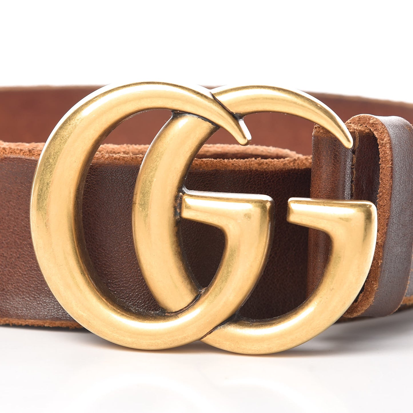 Faded Calfskin Double G 40mm Belt 95 38 Cuir