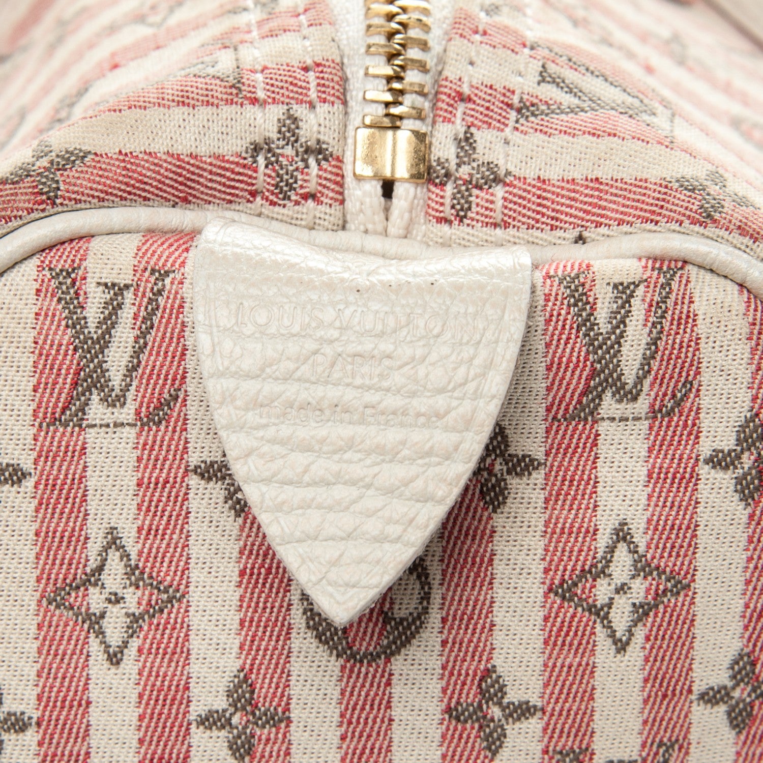 Louis Vuitton Mini Lin Croisette Speedy 30 Rouge 5 of 6