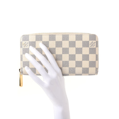 Louis Vuitton Damier Azur Zippy Wallet 2 of 7
