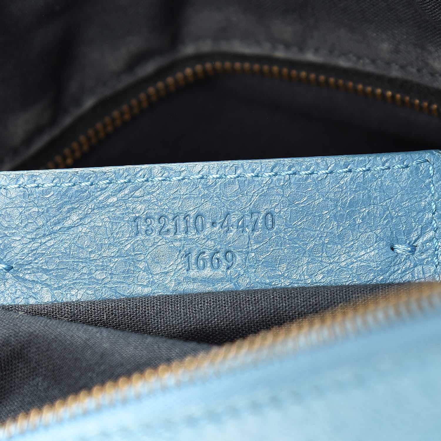 Balenciaga Agneau Classic Hardware Work Bleu Indigo 7 of 20