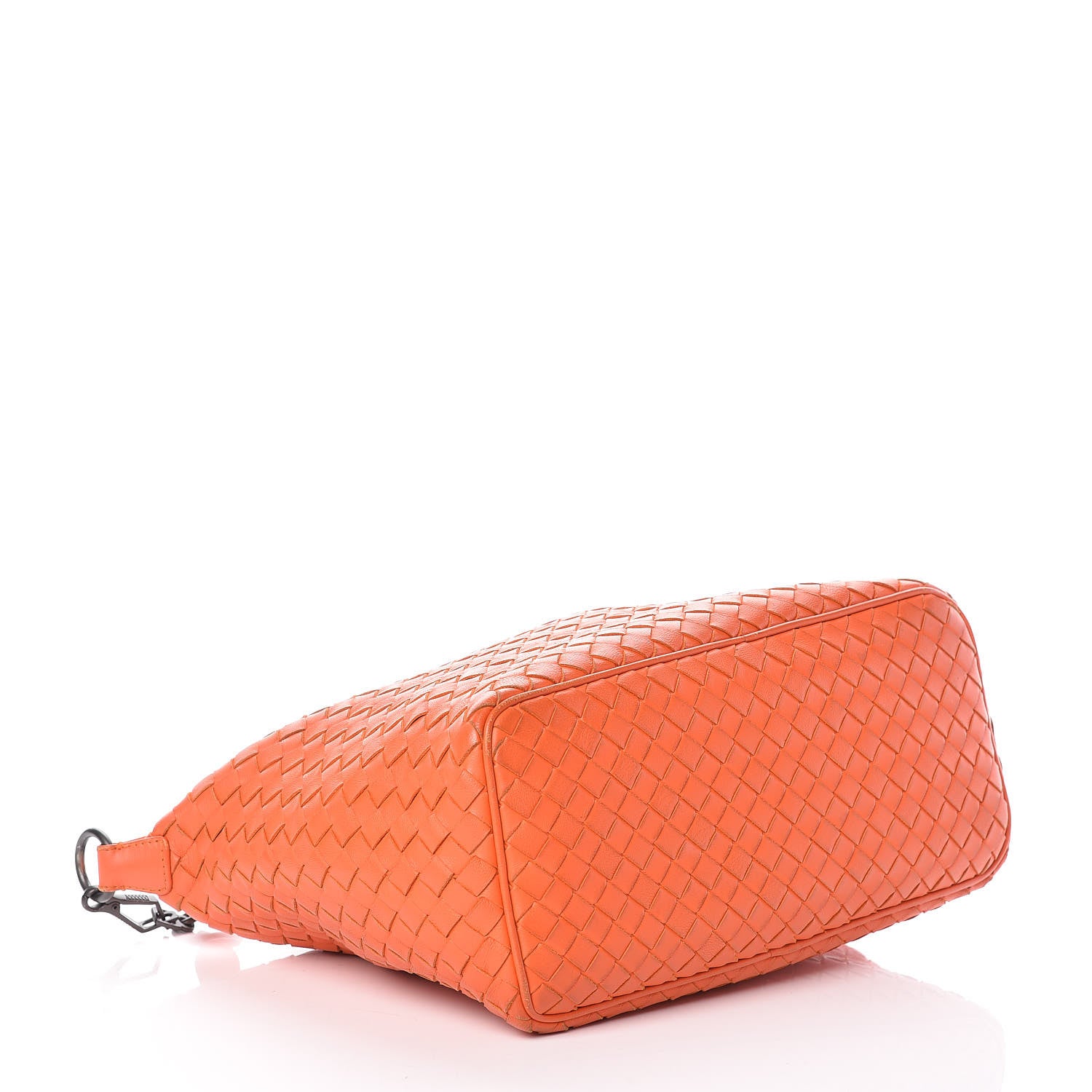 Bottega Veneta Nappa Intrecciato Small Shoulder Bag Tangerine 4 of 10