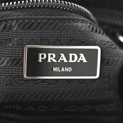 Prada Nylon Messenger Bag Black 6 of 8