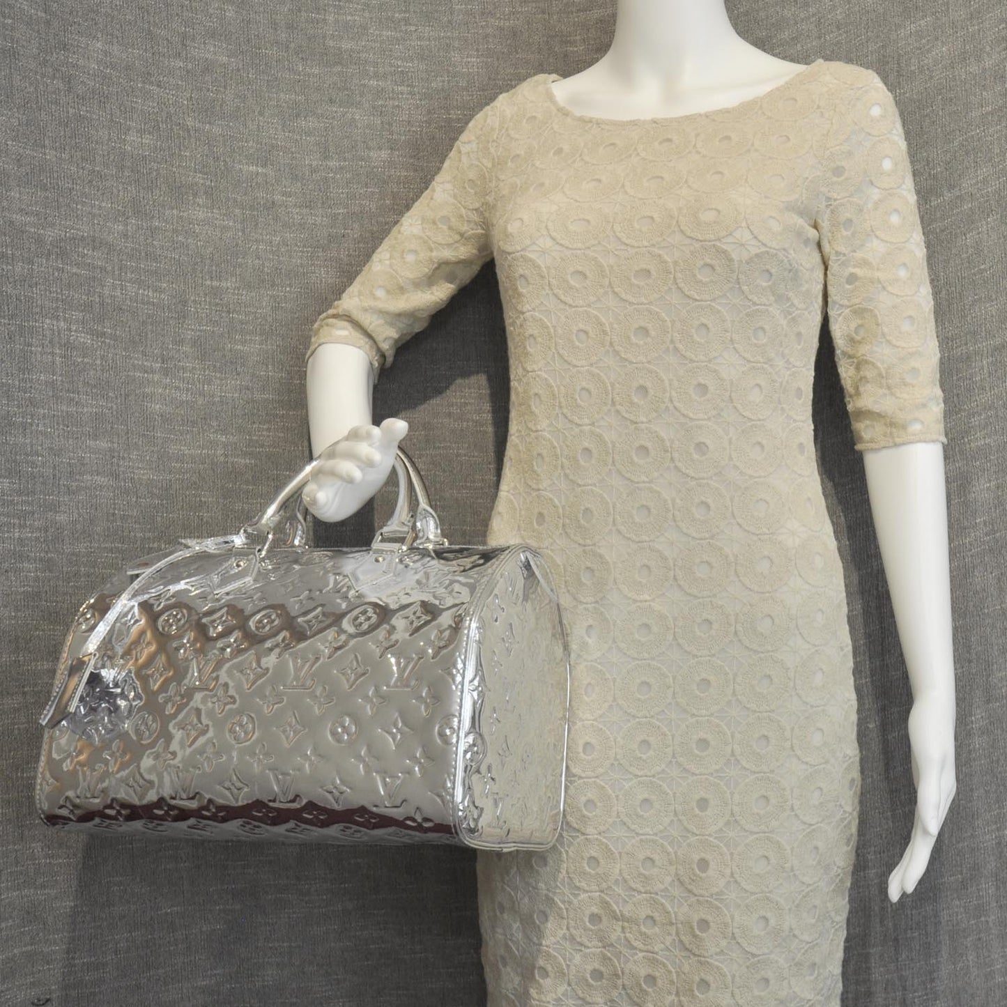 Monogram Miroir Speedy 30 Silver
