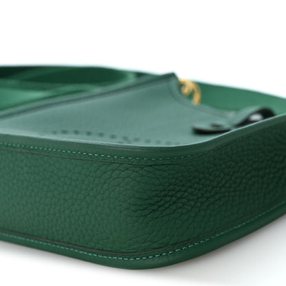 Hermes Taurillon Clemence Evelyne TPM Vert Vertigo 10 of 10