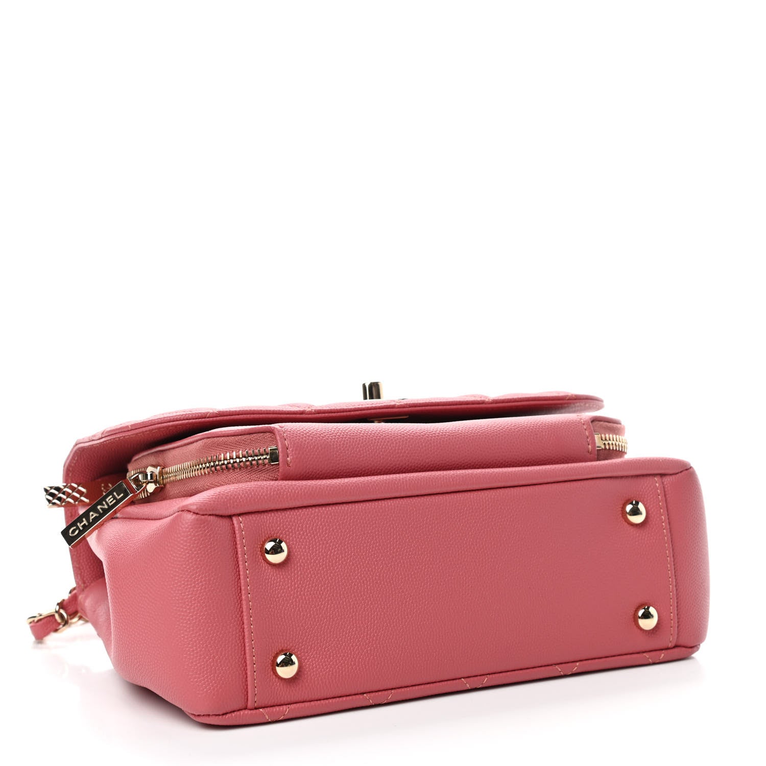 Chanel Caviar Quilted Medium Business Affinity Flap Pink 3 of 4