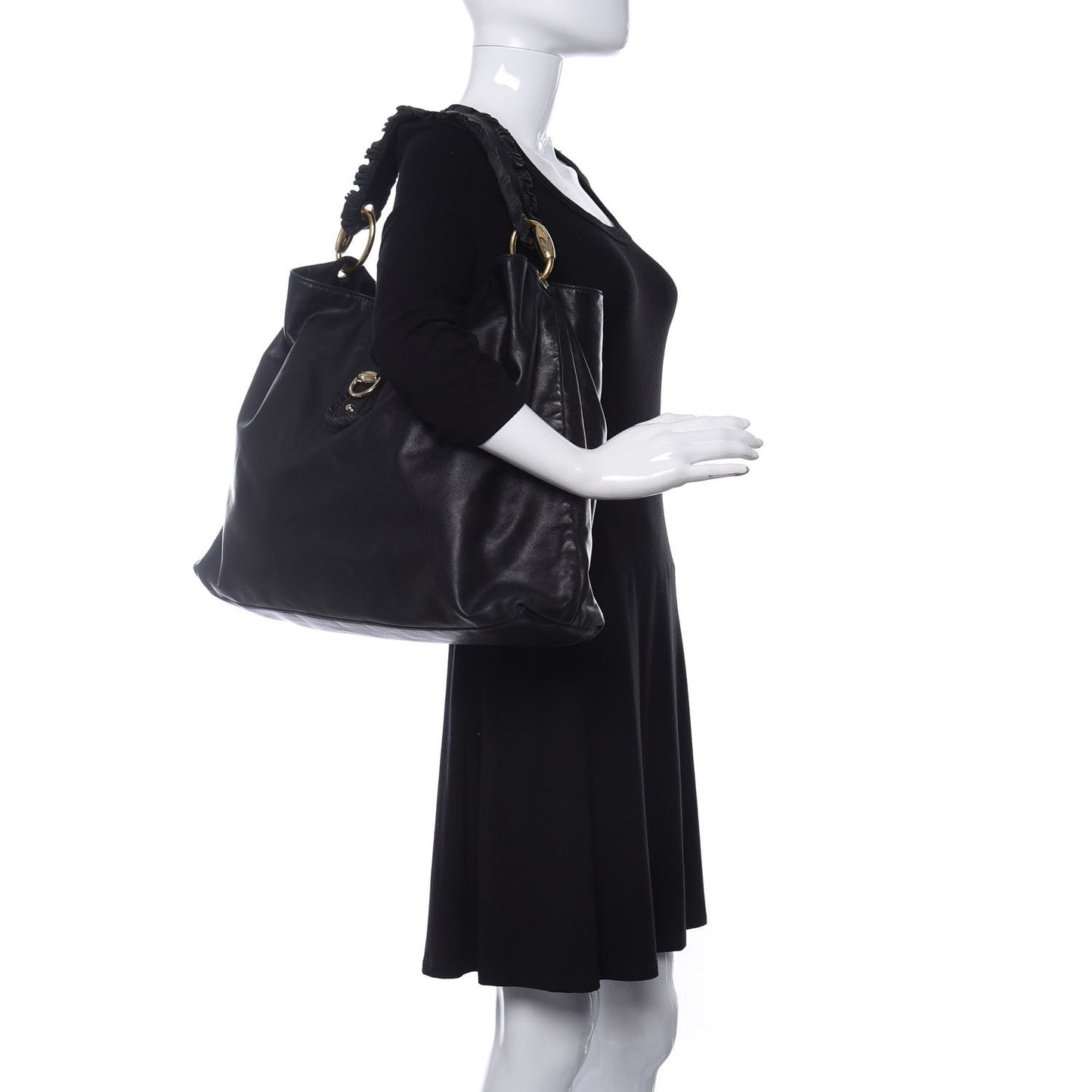 Calfskin Large Sabrina Black