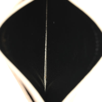 Saint Laurent Grain De Poudre Matelasse Chevron Monogram Credit Card Case Crema Soft 5 of 8