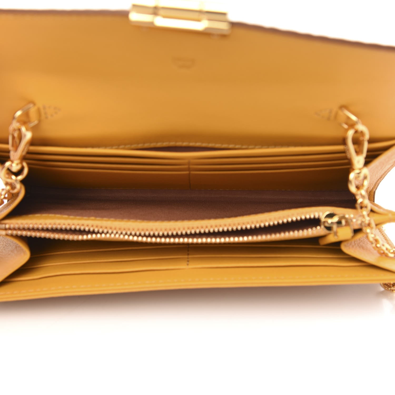 MCM Visetos Large Patricia Wallet On Chain Cognac 5 of 9