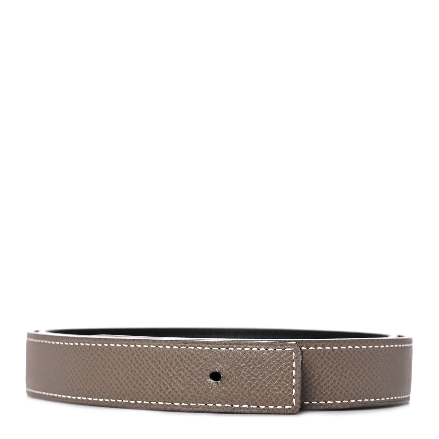 Swift Epsom 24mm Belt Strap 80 Black Etoupe