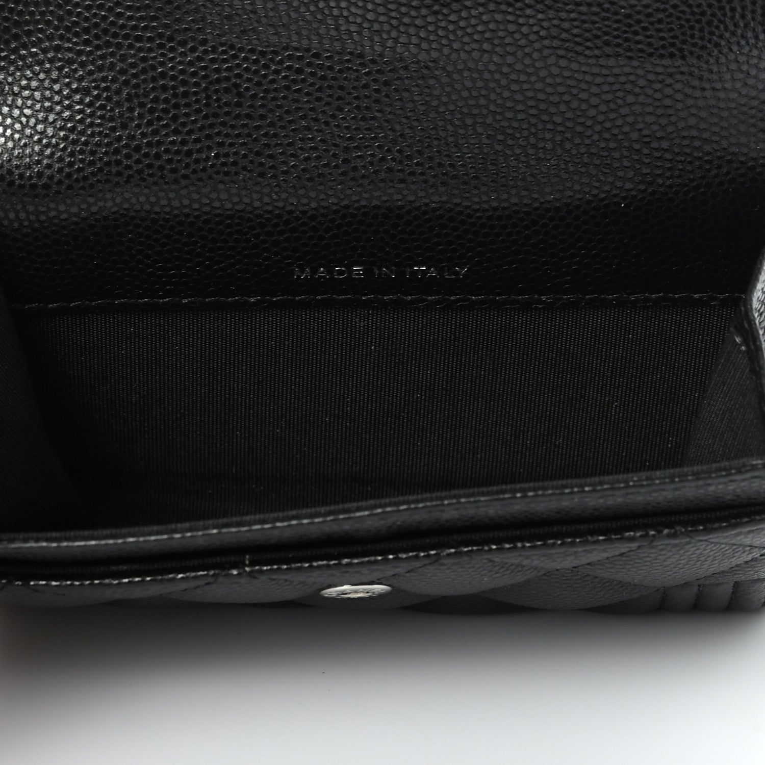 Chanel Caviar Quilted Small Boy Flap Wallet Black 5 of 8