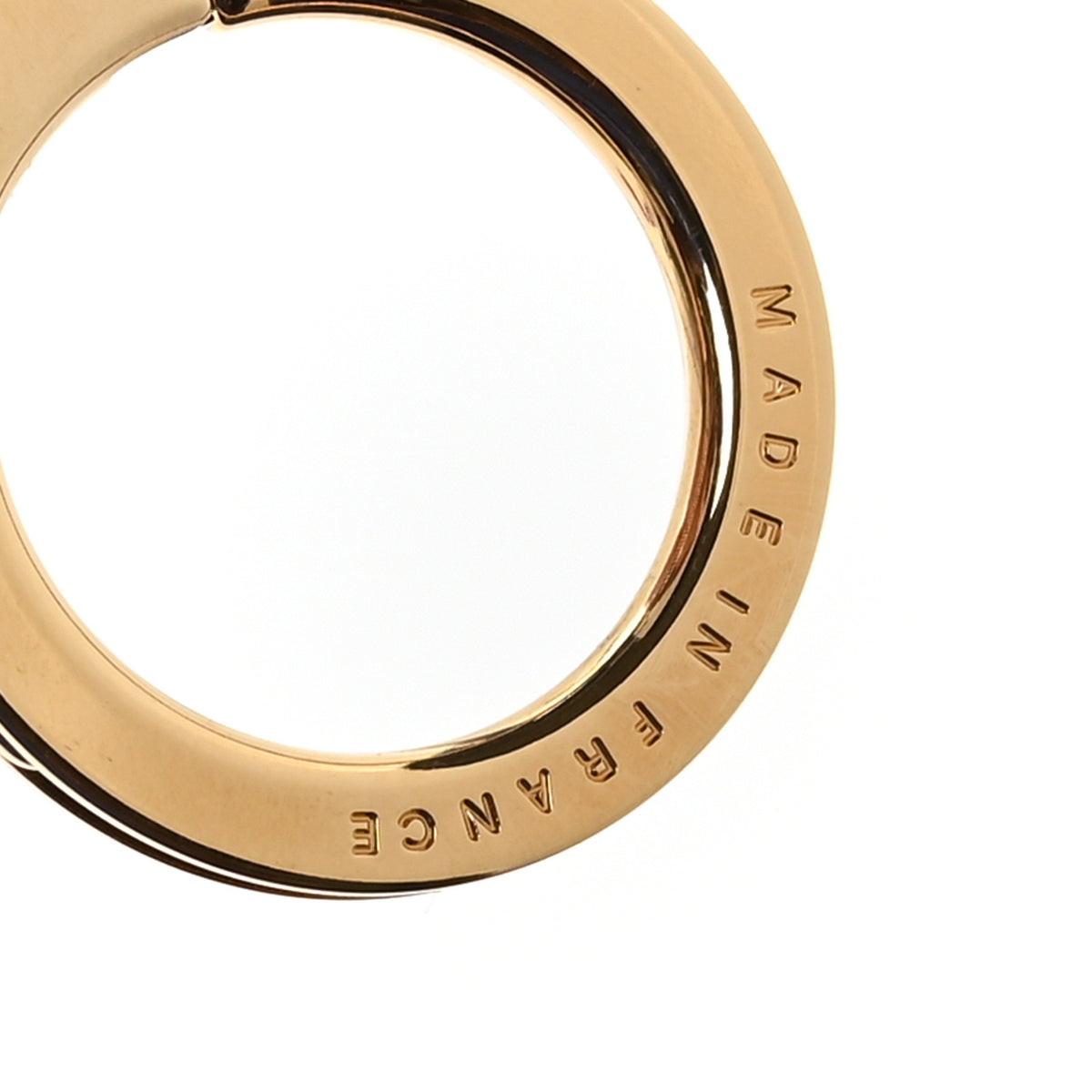 Metal Pochette Extender Key Ring Chain Gold