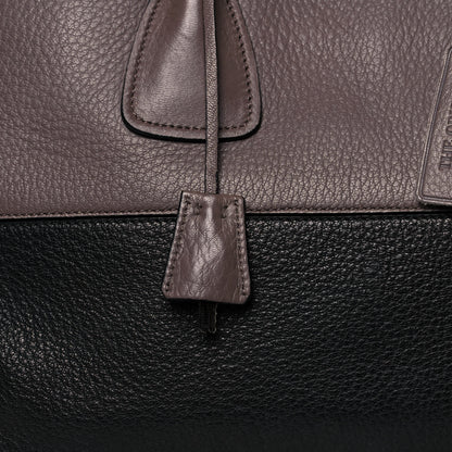 Prada Cervo Bauletto Bag Argilla Black 9 of 14