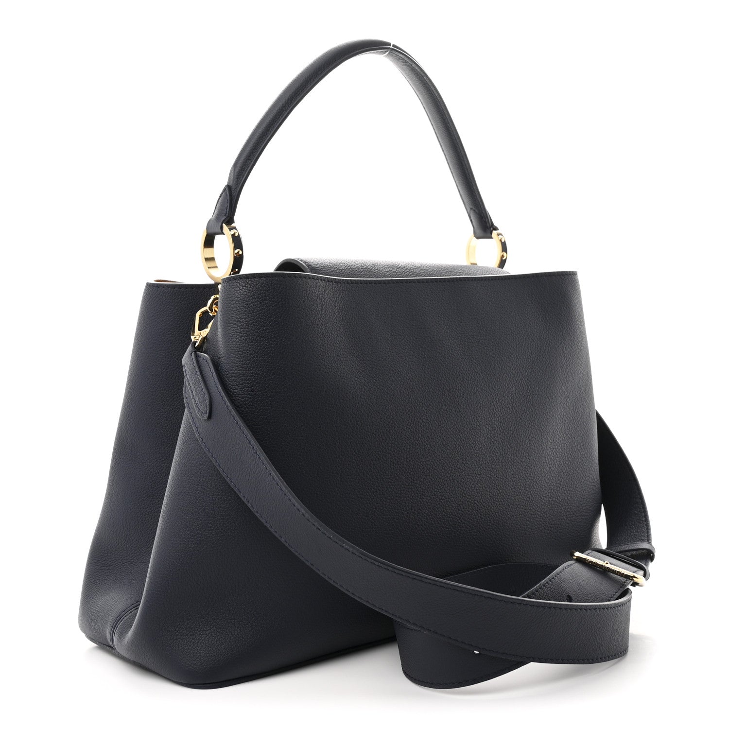 Louis Vuitton Taurillon Capucines MM Indigo 3 of 10