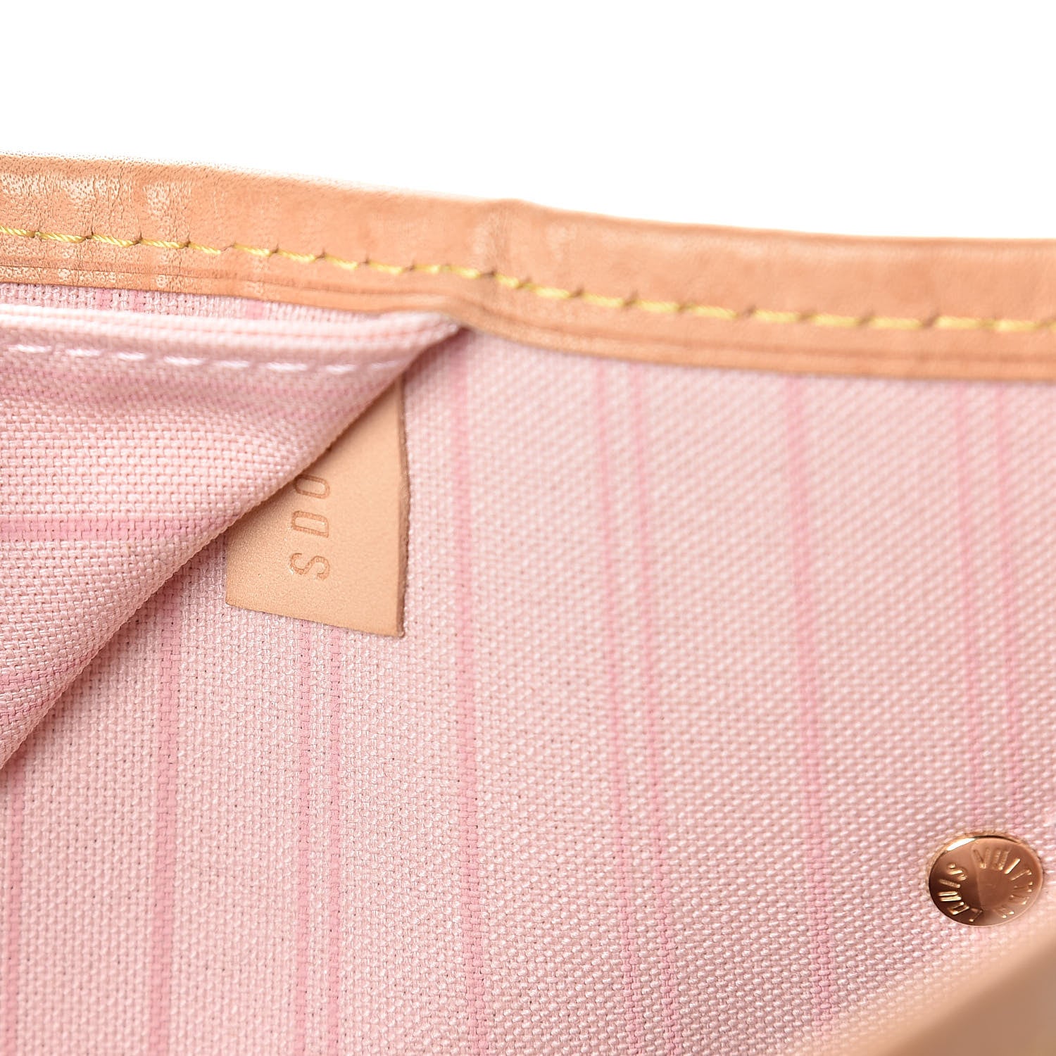 Louis Vuitton Damier Azur Neo Neverfull GM Rose Ballerine 7 of 11