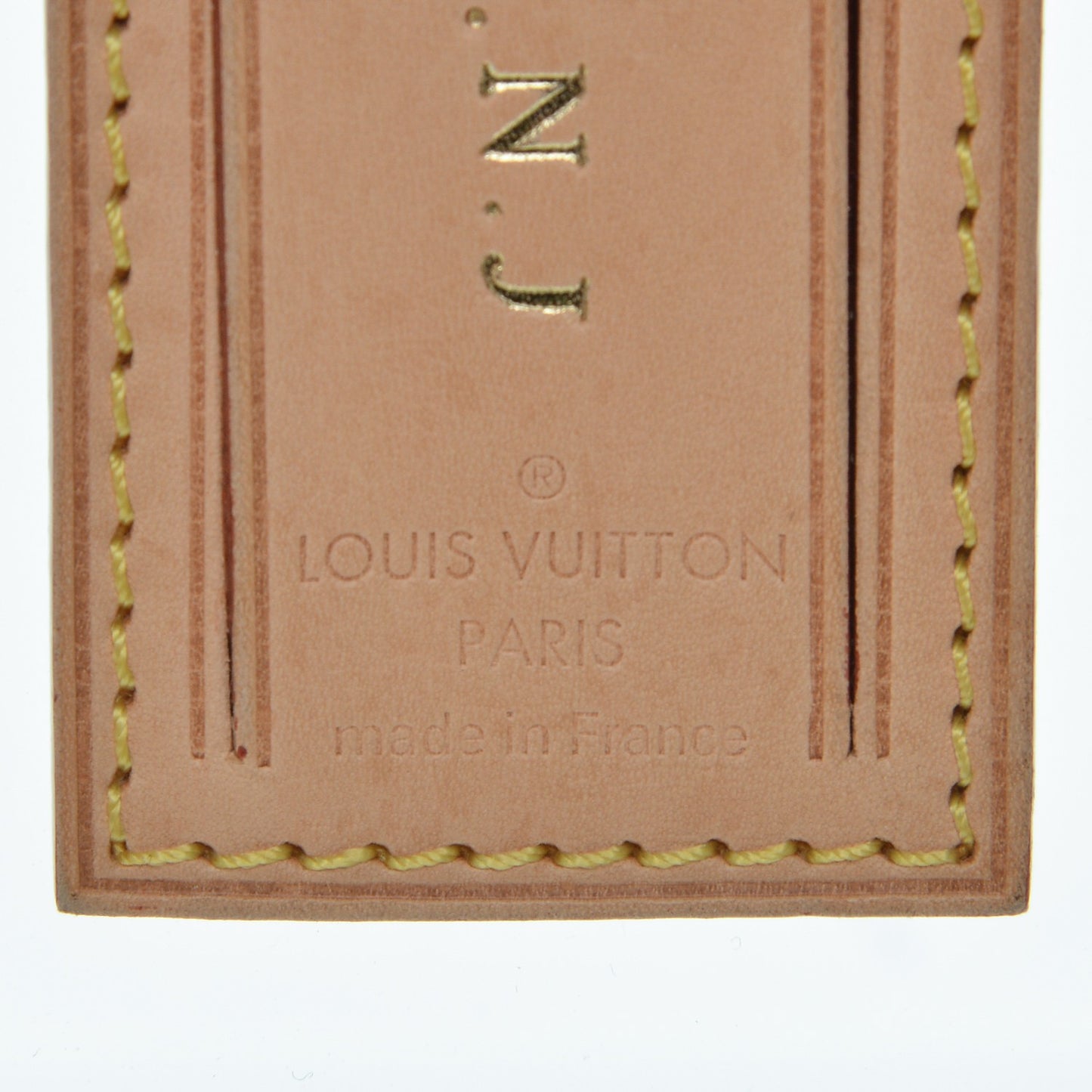 Vachetta Luggage Tag