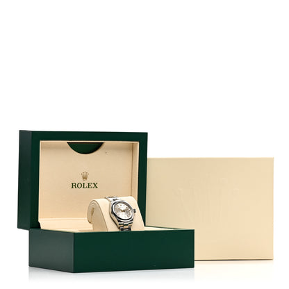 Rolex Stainless Steel 28mm Oyster Perpetual Datejust Watch Silver 276200 5 of 5