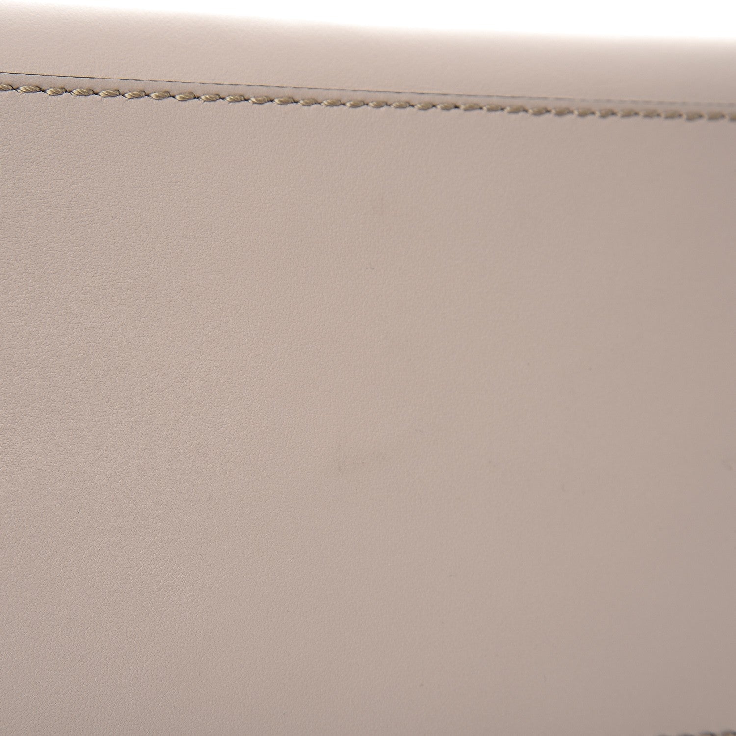 Fendi Vitello Baltico Dolce Shiny Nappa Lace Up DotCom Satchel Grigio Polvere 9 of 9