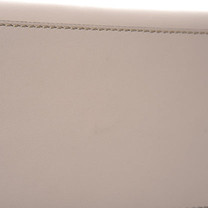 Fendi Vitello Baltico Dolce Shiny Nappa Lace Up DotCom Satchel Grigio Polvere 9 of 9