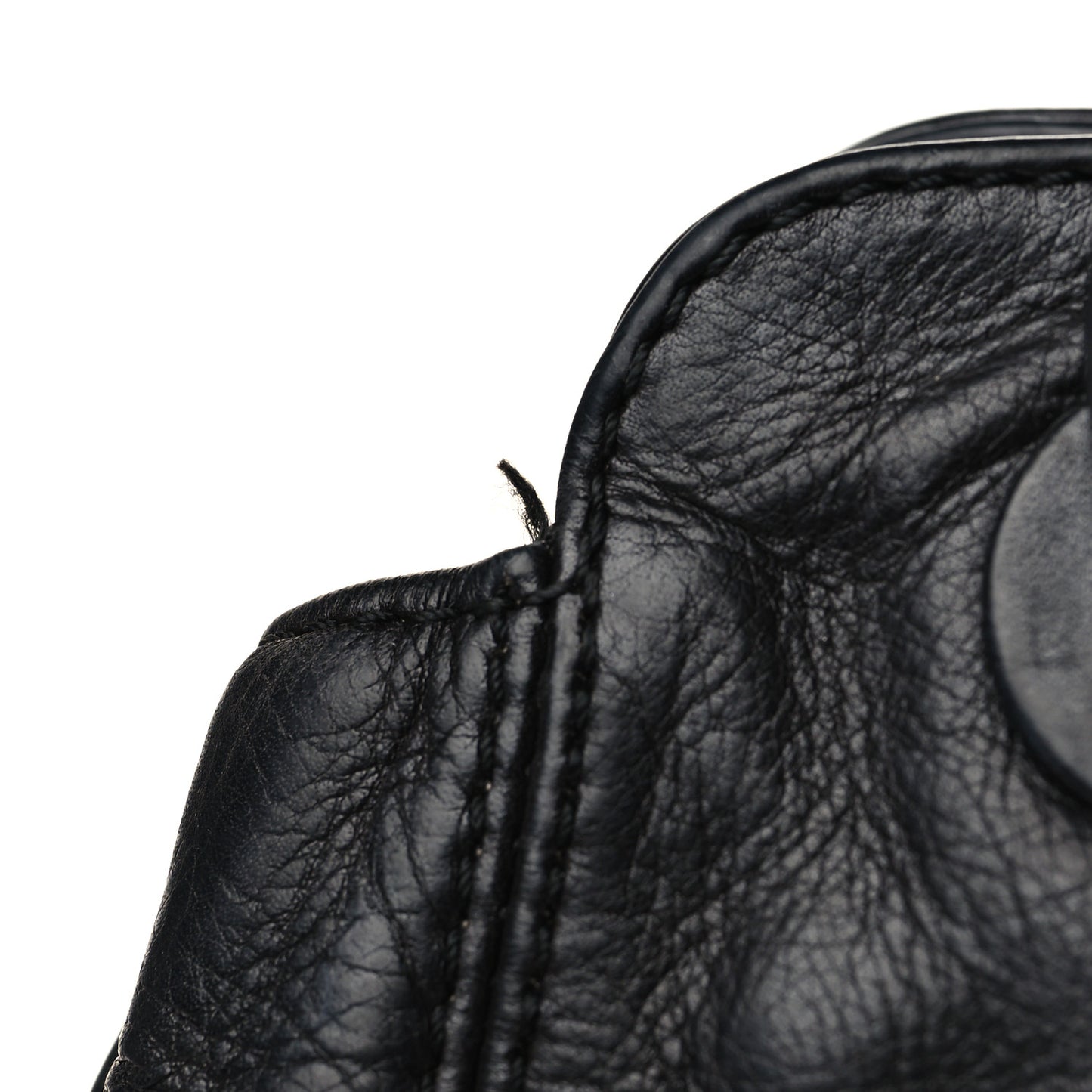 Calfskin CC Shoulder Bag Black