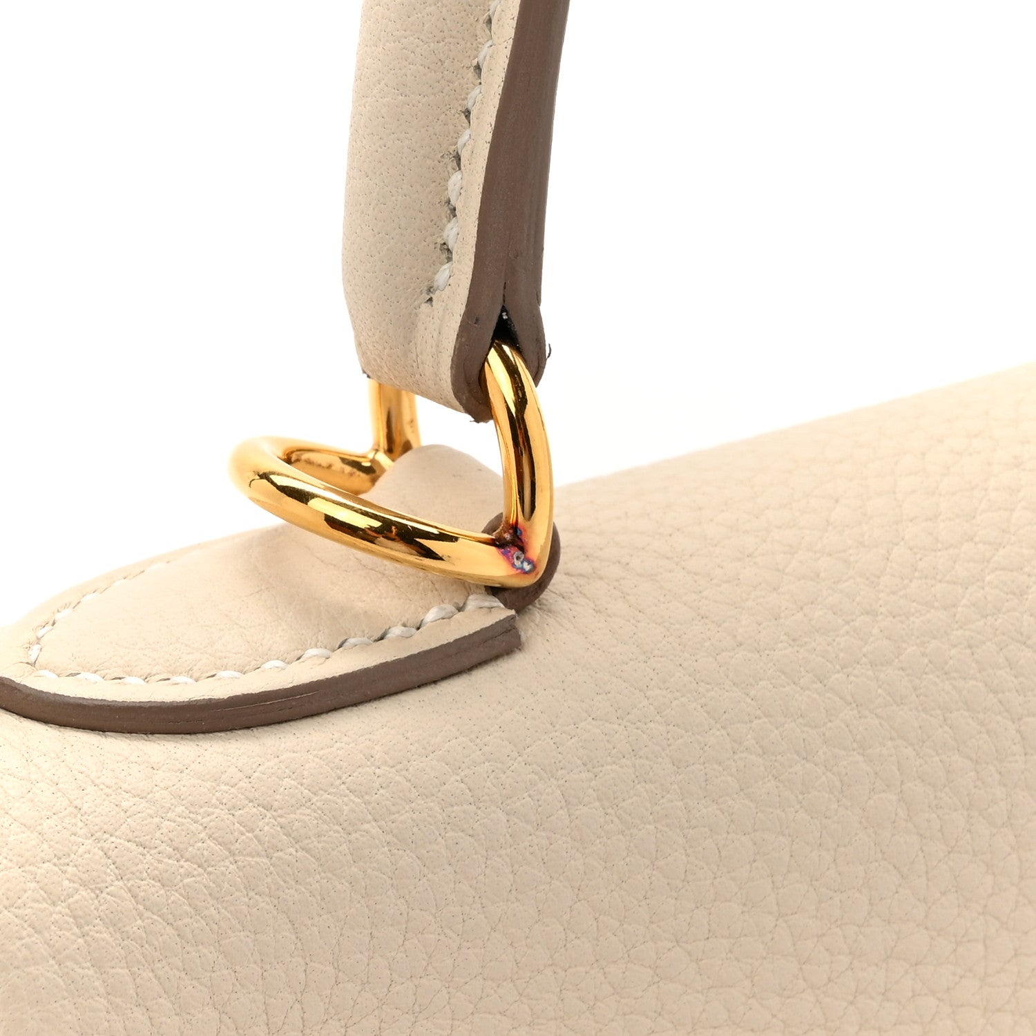 Hermes Togo Kelly Retourne 25 Craie 12 of 13