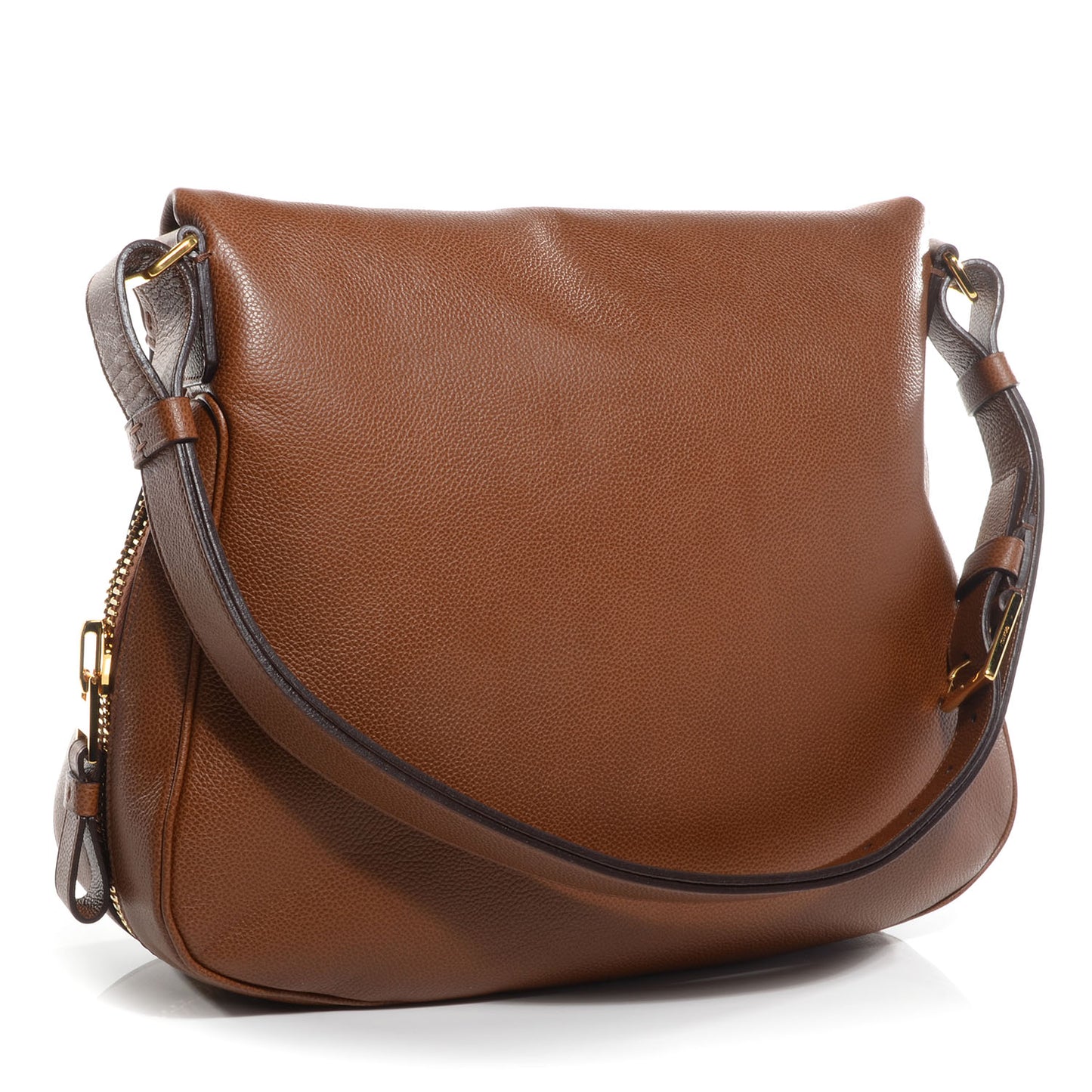 Pebbled Calfskin Large Jennifer Caramel