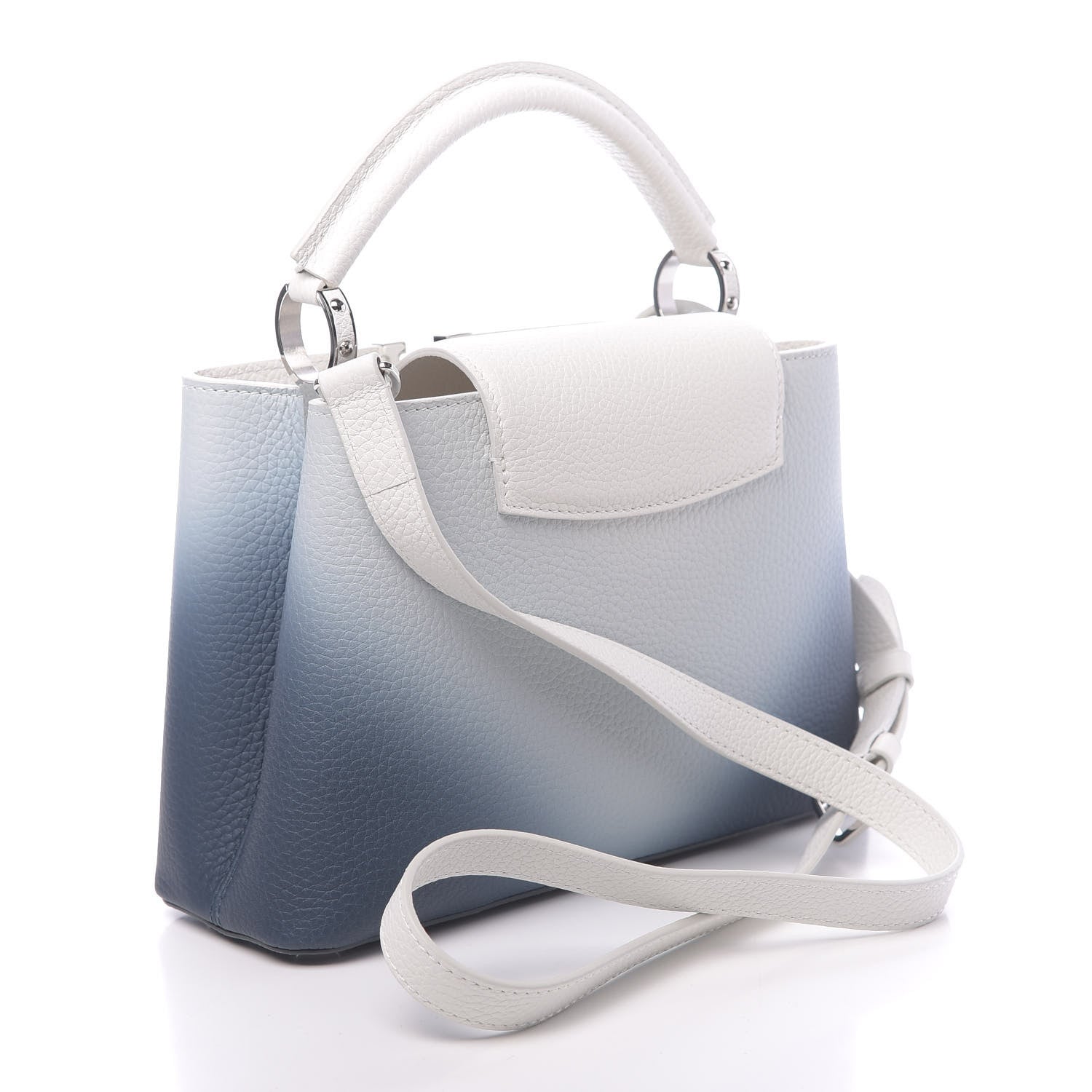 Louis Vuitton Taurillon Gradient Capucines BB Denim Blue 3 of 9