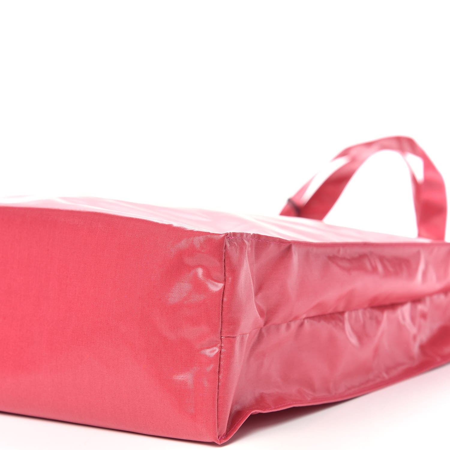 Gucci Patent Canvas Frame Logo Vertical Tote Glam Pink 9 of 10