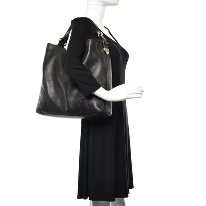 Gucci Calfskin Guccissima Trim Large Signoria Hobo Dark Brown 2 of 12
