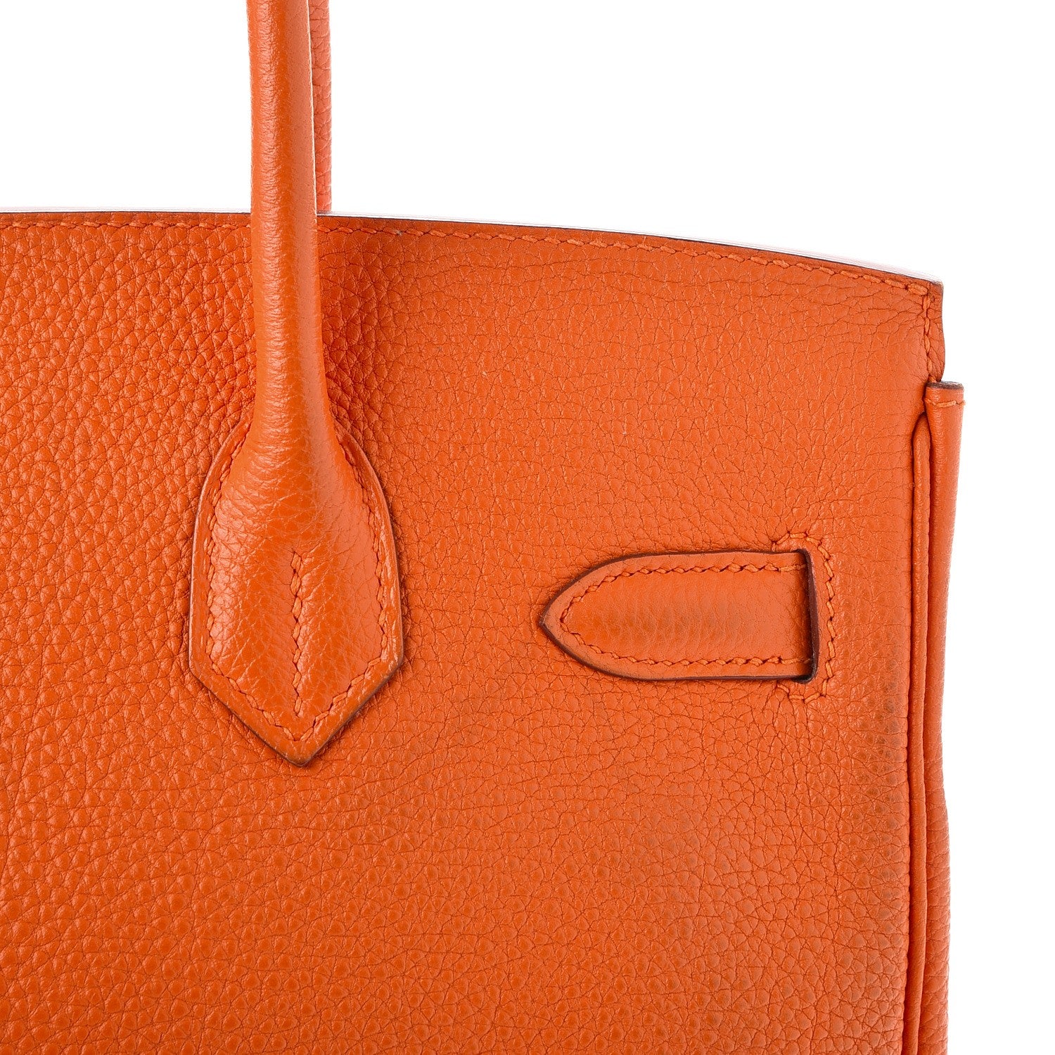 Hermes Togo Birkin 30 Orange 37 of 47