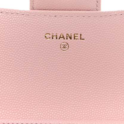 Chanel Caviar Quilted Glasses Case with Chain Light Pink 6 of 8