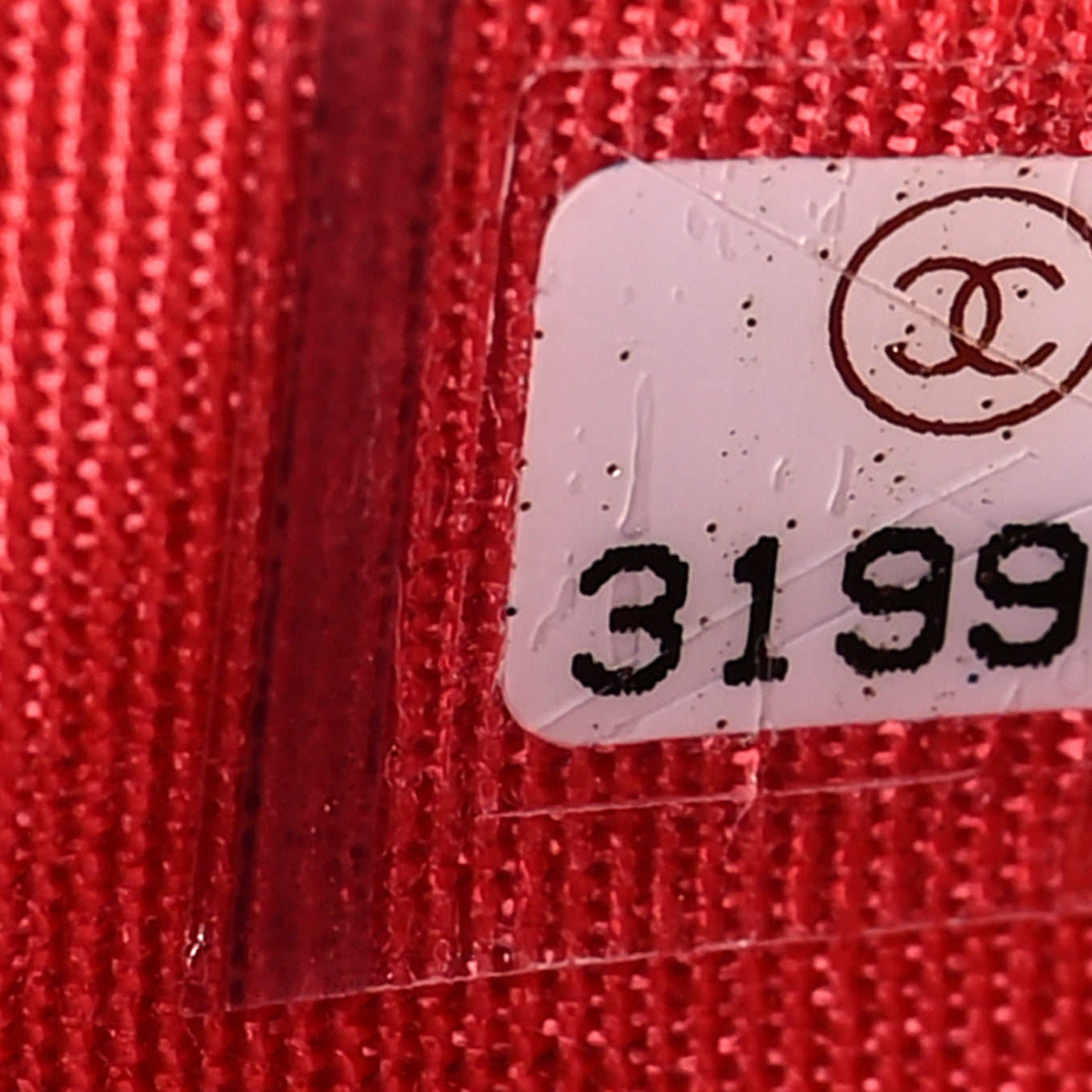 Chanel Lambskin Quilted Chanel 19 Card Holder Red 8 of 11