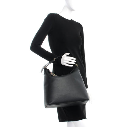 Gucci Dollar Calfskin GG Hobo Black 2 of 7