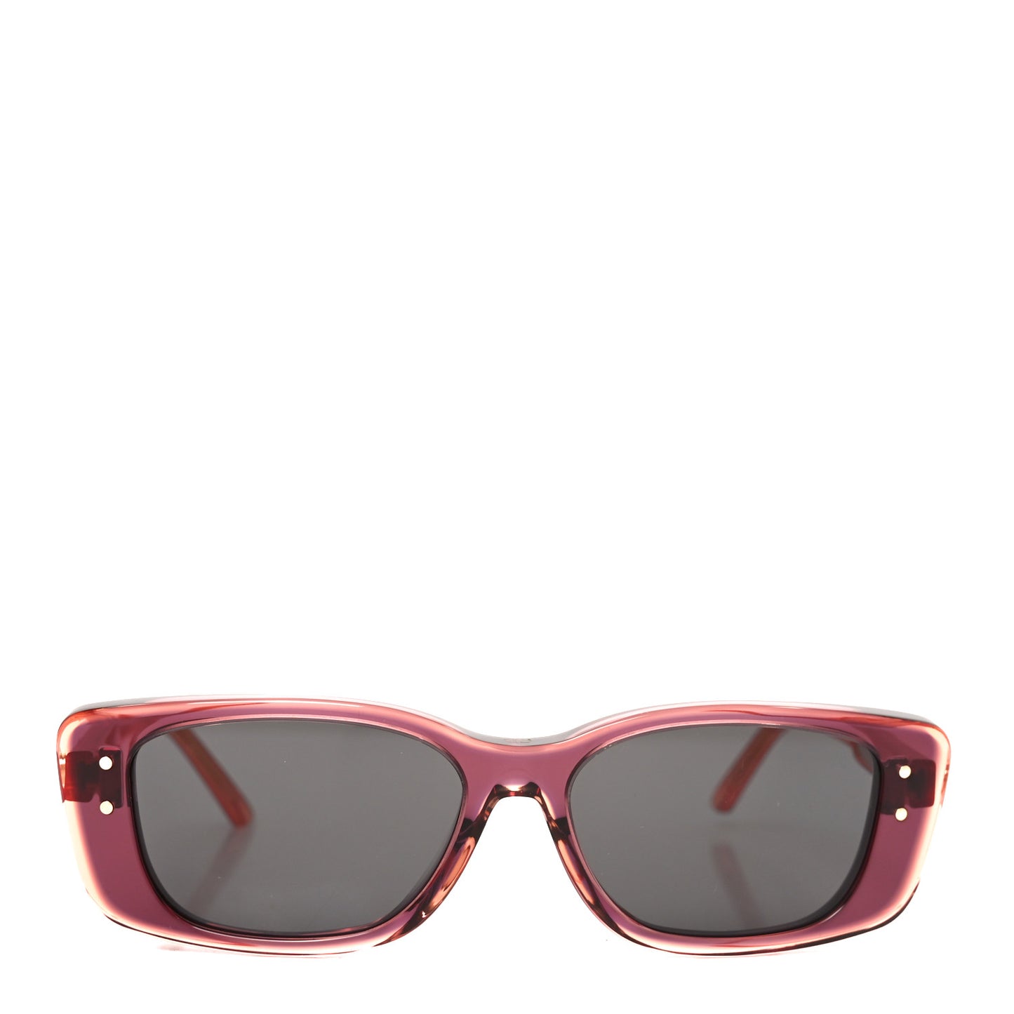 Acetate Cannage DiorHighlight S21 Square Sunglasses Bordeaux