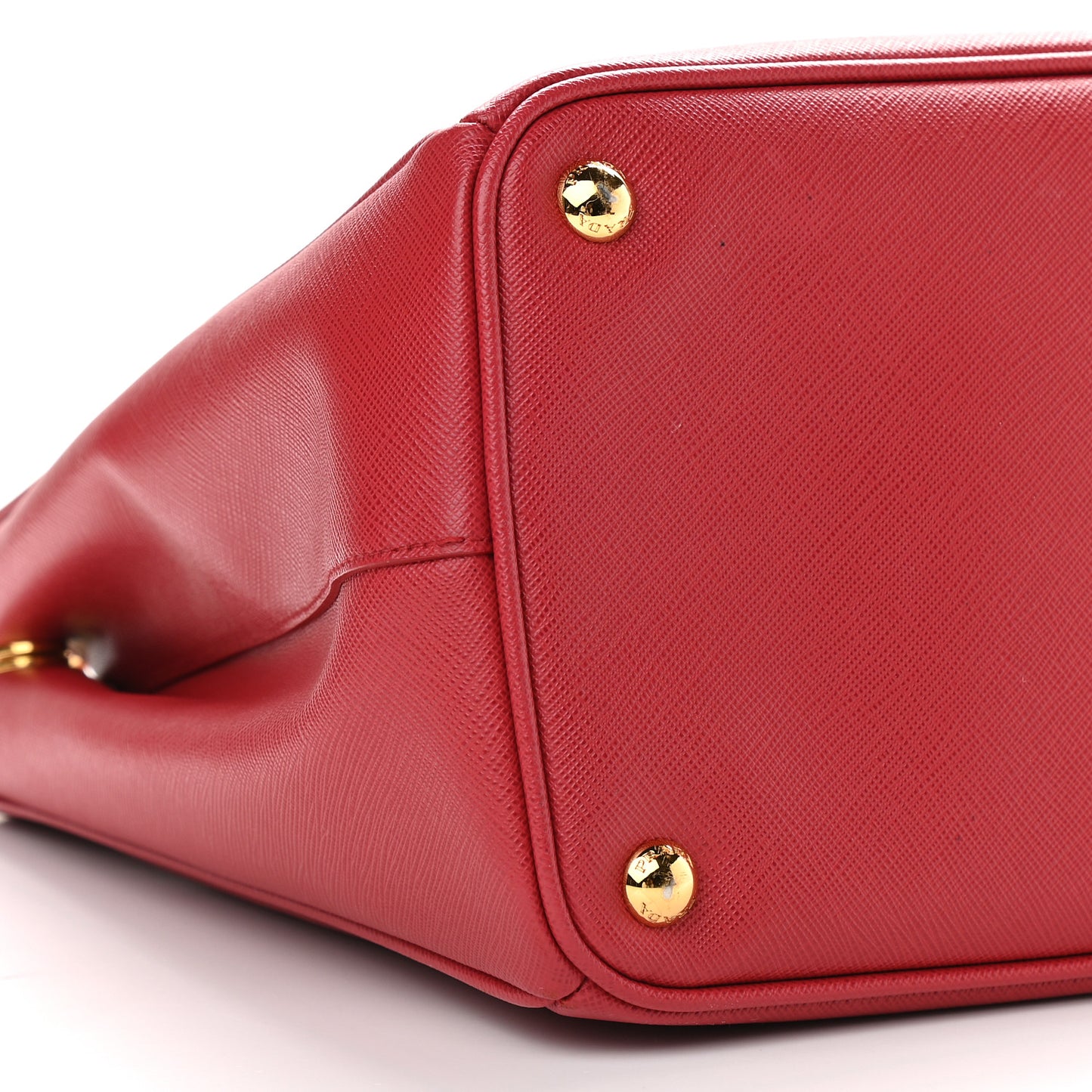 Saffiano Lux Large Galleria Double Zip Tote Fuoco