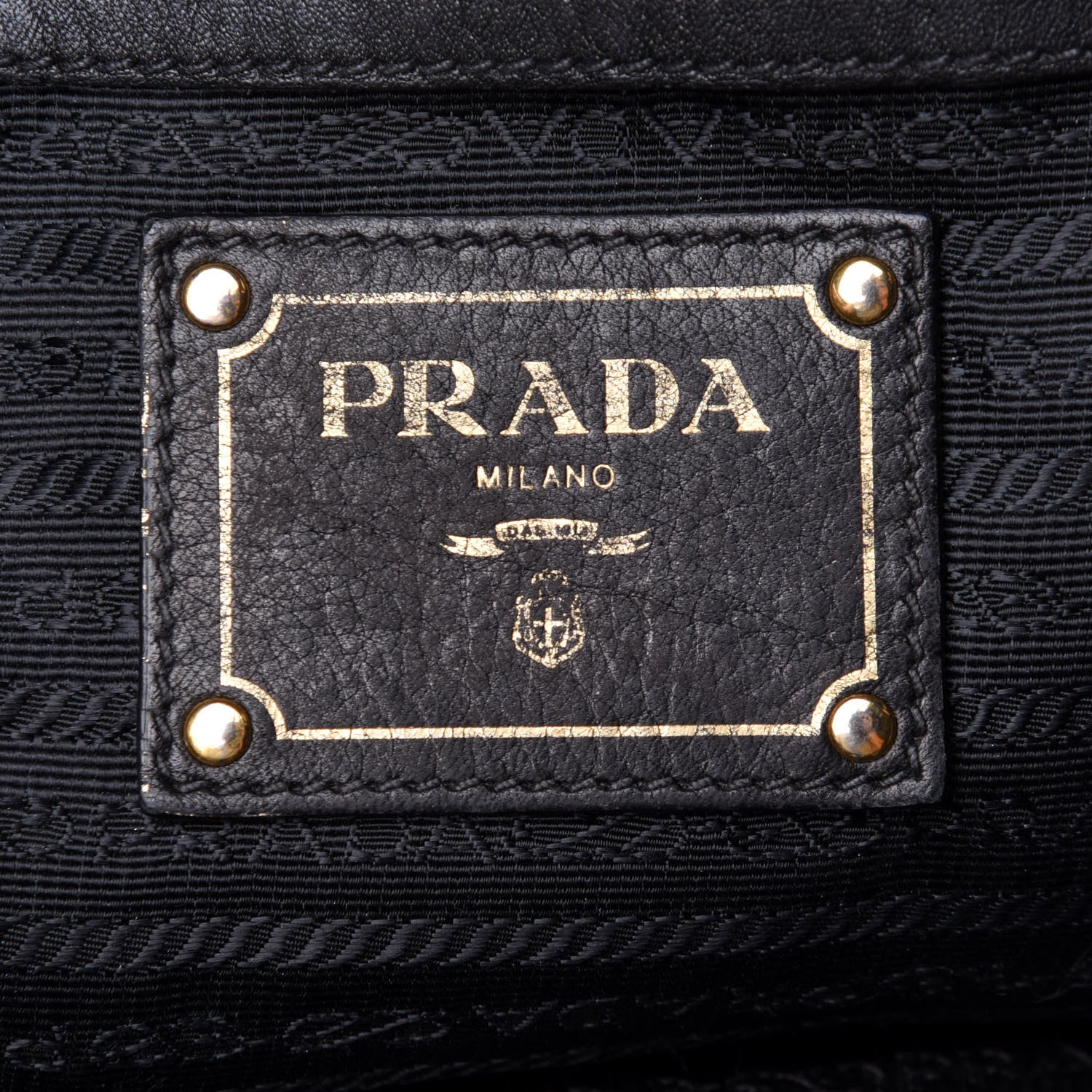 Prada Soft Calf Shopping Tote Black 5 of 12