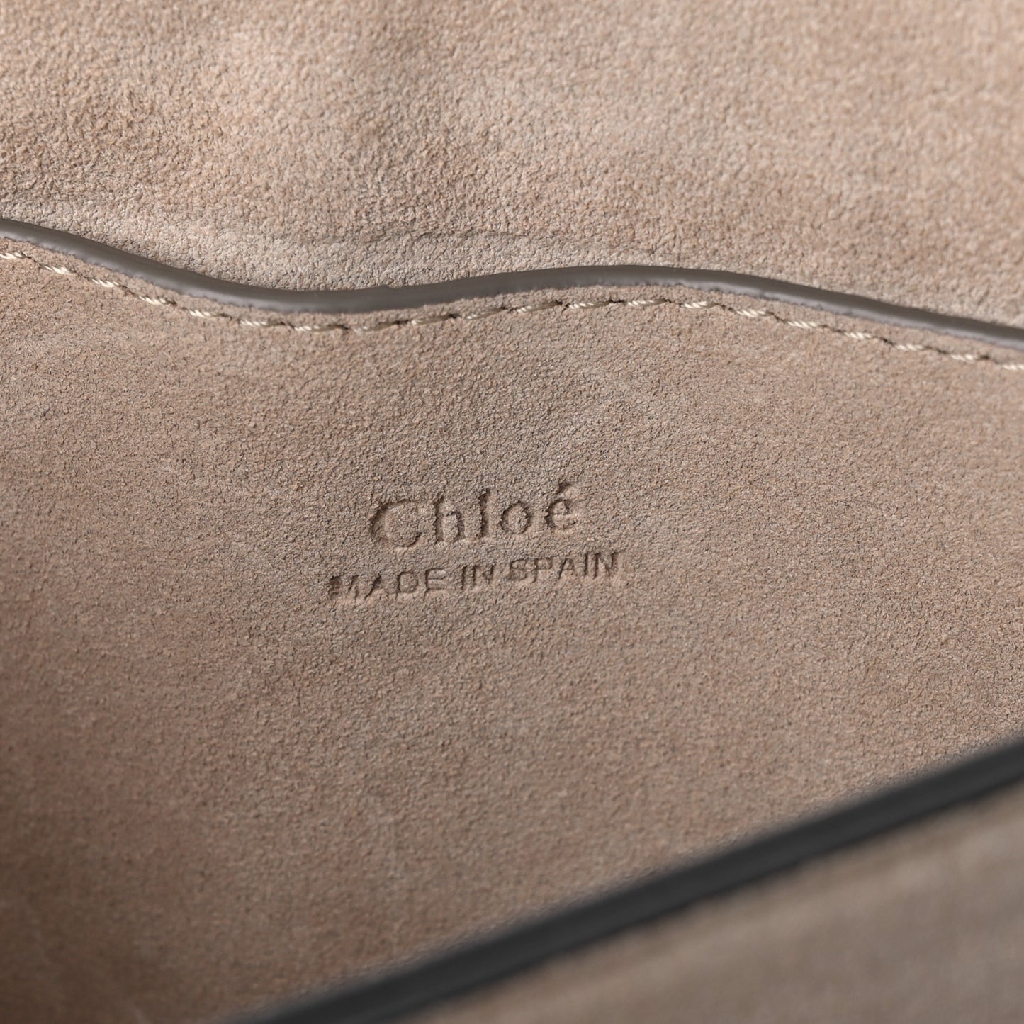 Suede Calfskin Small Faye Shoulder Bag Tobacco