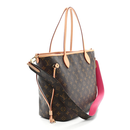 Louis Vuitton Monogram Inside Out Neverfull Bandouliere MM Rose Pondichery 3 of 10