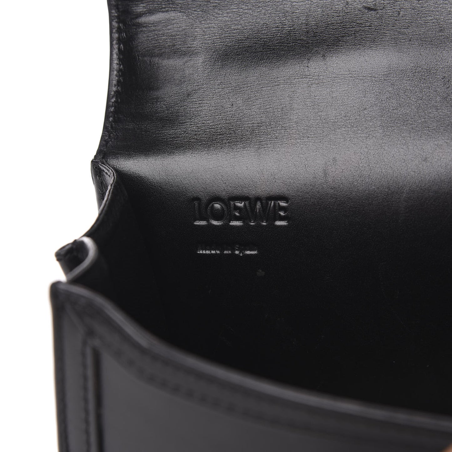 Calfskin Mini Barcelona Shoulder Bag Black