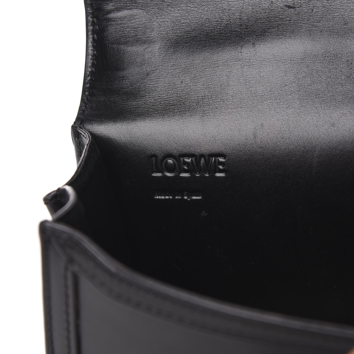 Loewe Calfskin Mini Barcelona Shoulder Bag Black 6 of 12