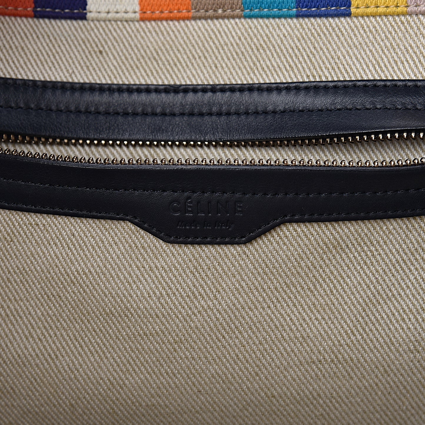 Cotton Canvas Medium Phantom Luggage Multicolor