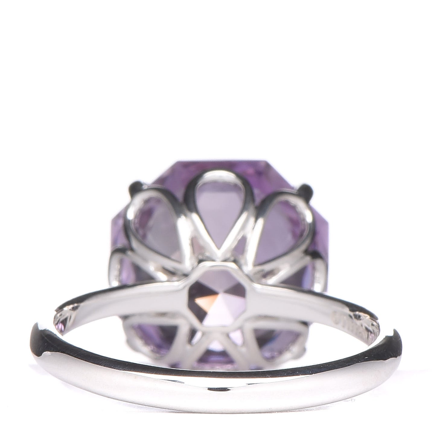 Sterling Silver Amethyst Round Sparklers Cocktail Ring 57 8